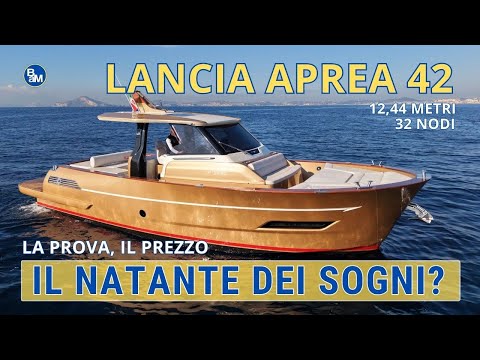 LANCIA APREA 42, the 12-meter XL vessel with two full cabins. Test and price.