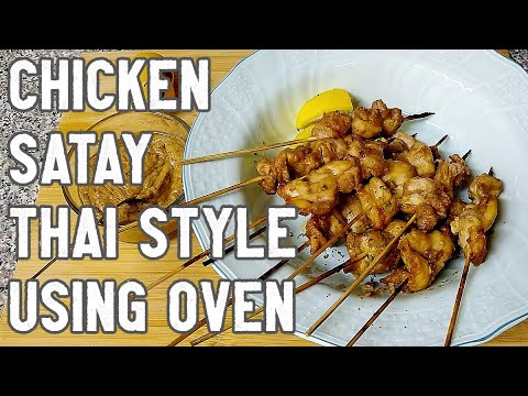 Chicken Satay Skewers Thai Style Recipe