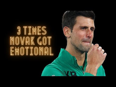 When Novak Djokovic GoAt Emotional | A Tribute to Nole