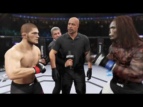 Khabib vs. Cactus Jack - EA Sports UFC 2 - Champion Fights ☝️🦅