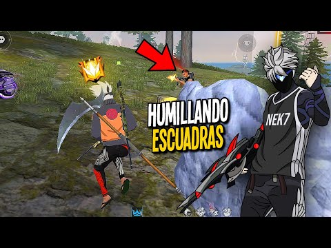 HUMILLANDO ESCUADRAS EN BR CLASIFICATORIA #1 ☠️💙 NEK vs GRAN MAESTROS 😨 FREE FIRE