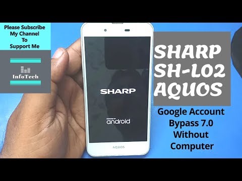 Sharp SH L-02 Google Account Bypass 7.0 | Sharp Aquos L2  FRP