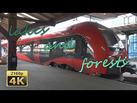 With the High Speed Train from Gothenburg to Stockholm - Sweden 4K Travel Channel