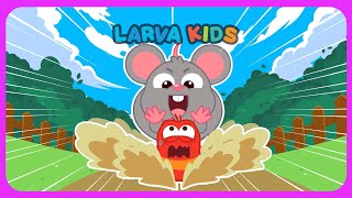 Download lagu [NEW]  RUN AWAYㅣKids songㅣdogs, cats, dogs, sparrows ㅣLarvaKids mp3