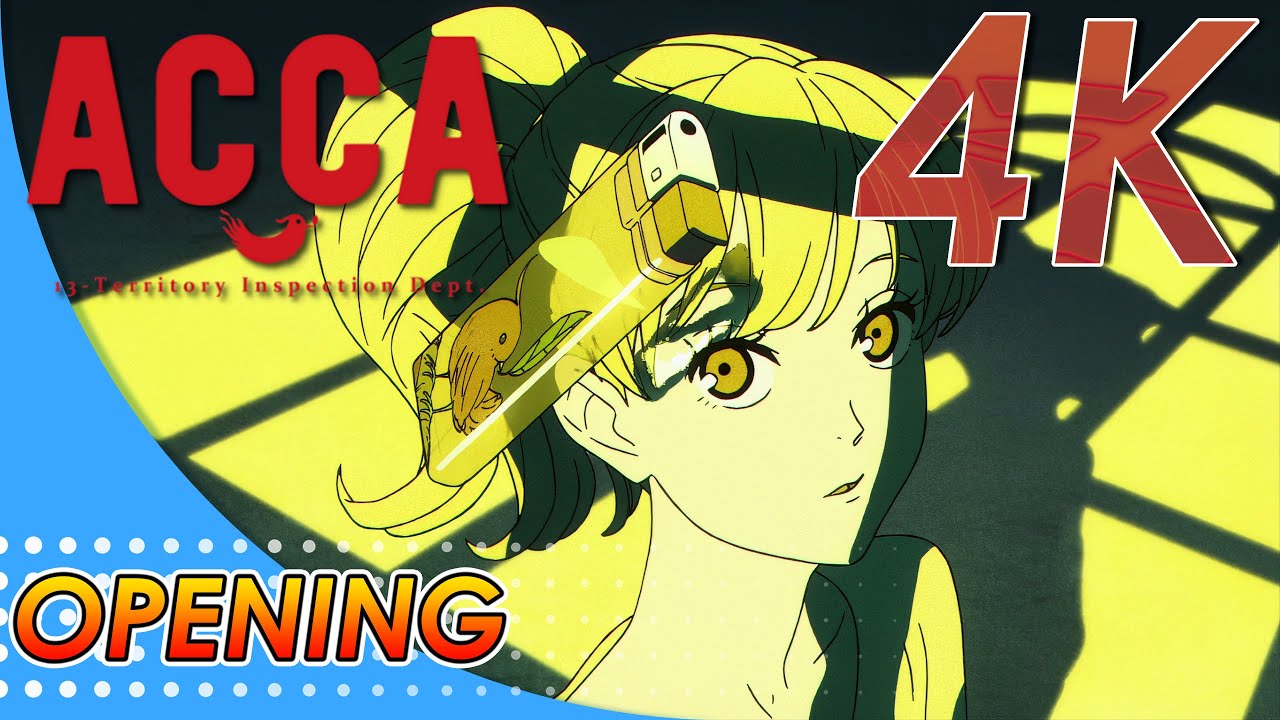 ACCA: 13-Territory Inspection Dept. Opening | Creditless | 4K 60FPS Remastered