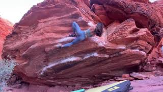 Video thumbnail: The Dirty Rail, V7. Red Rocks