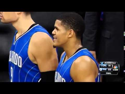 Tobias Harris' buzzer beater vs Philadelphia 76ers (11.05.2014)
