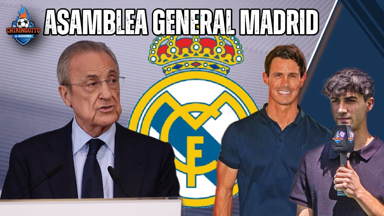 🚨 ASAMBLEA GENERAL DEL REAL MADRID, EN DIRECTO
