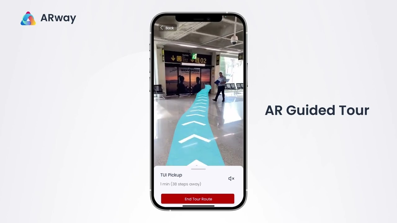 ARway: Augmented Reality Wayfinding Guided Tour