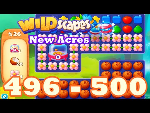 Wildscapes: New Acres Level 496 - 500 HD | 3 match | android | 497 | 498 | 499 | IOS【GameGo Game】