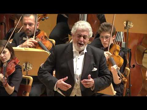 Concierto de Plácido Domingo, en homenaje a Miguel Fleta en Zaragoza 2018 , en Auditorio de Zaragoza