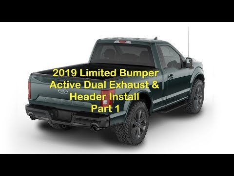 F150 Limited Bumper, Active Dual Exhaust & Header Install Part 1