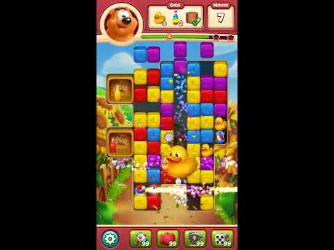 Toon Blast Level 7845 - NO BOOSTERS 🐻🐺🐱 | SKILLGAMING ✔️