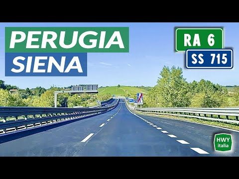 PERUGIA - SIENA | Raccordo Autostradale 6 - SS715 Siena - Bettolle