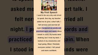My First Time Speaking | Easy English Story | Build Confidence