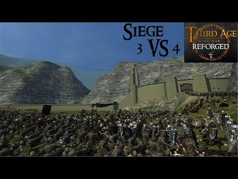THE LAST ALLIANCE AT HELMS DEEP (Siege Battle) - Third Age: Total War (Reforged)