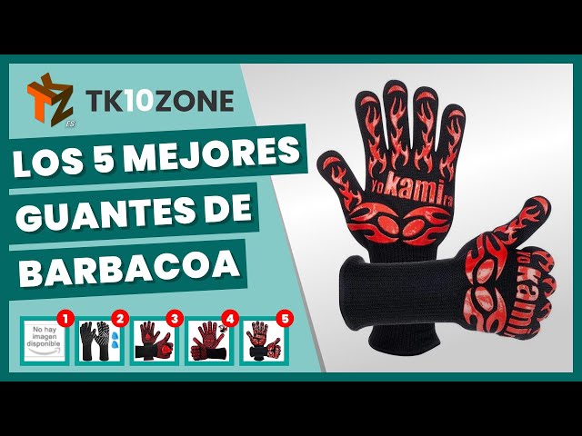 Vídeo relacionado con AUAUY 1 Par Manoplas Horno, Algodón Antideslizante Cotton Guantes Cocina, Oven Gloves Resistente al Calor para Hornear Cocinar Barbacoa Microondas con 2 Manteles Aislados(Azul)