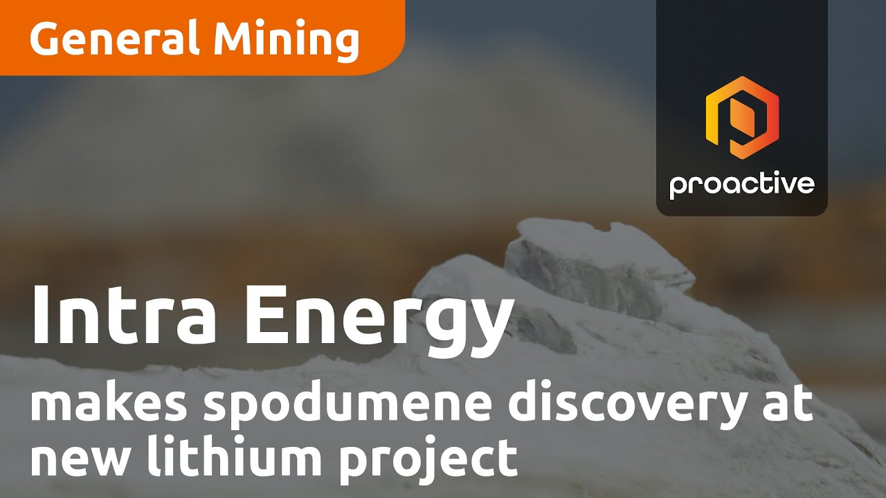Intra Energy Corporation makes spodumene discovery at new lithium project