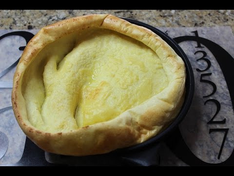 Dutch Baby Pancake with Lemon