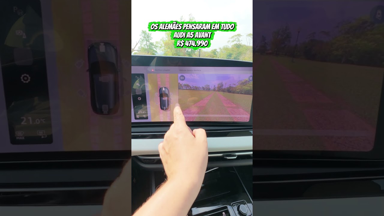 PENSARAM EM TUDO! Detalhes incríveis do console do Audi A5 Avant! 😱⚡