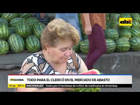 Todo para el clericó en el mercado de abasto