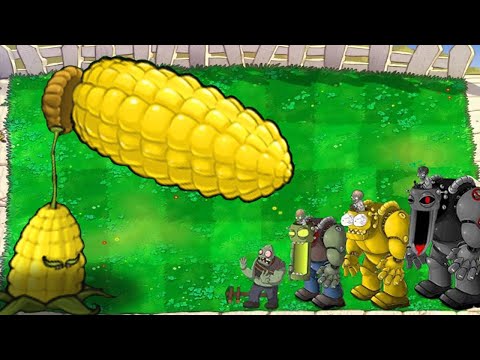 MEGA Cob Cannon Vs All Zombies Giga Vs Giga Gargantuar Vs Dr Zomboss Plants Vs Zombies Mod New2.1.8