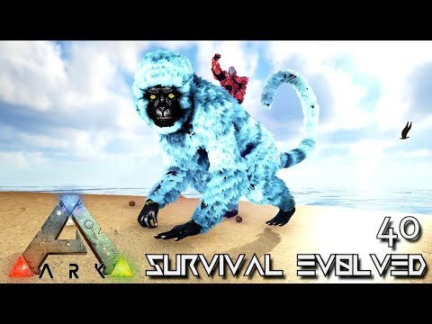 ARK: SURVIVAL EVOLVED - NEW FROST GIANT MONKEY & PEGASUS E40 !!! ( PUGNACIA PARADOS )