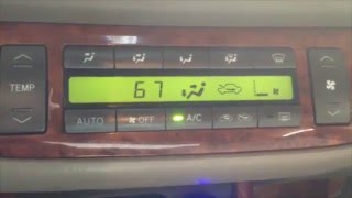 How to Fix Broken 2001-2003 Camry Air Conditioner - Blinking Green Light