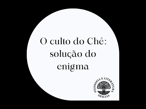 O culto do Ch: soluo do enigma - Olavo de Carvalho