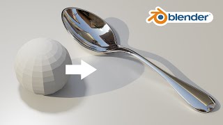 【blender初心者】スプーンを超簡単モデリング!
