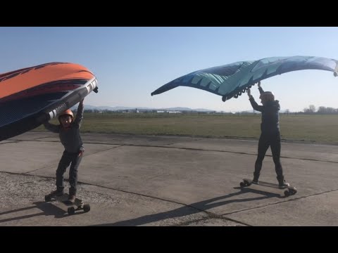 WING SKATEBOARDING by HARAKIRI wing kurzy