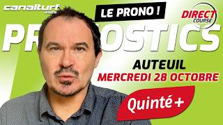 emission video des courses turf pmu du Mercredi 28 octobre 2026