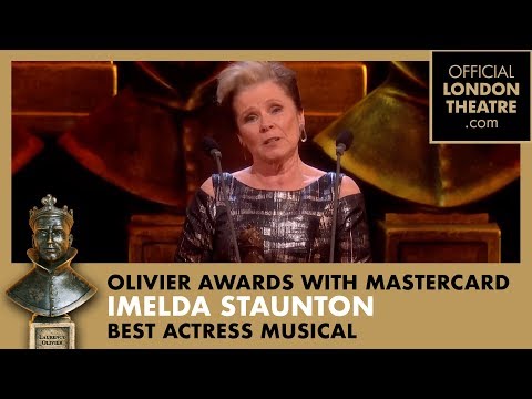 Imelda Staunton wins Best Actress in a Musical for Gypsy | Olivier Awards 2016 with Mastercard