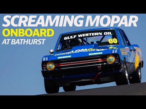 Take a WILD RIDE in Cameron Tilley's V8 Chrysler Valiant Pacer at Bathurst