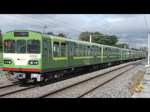 Irish Rail 8300 Class Dart Trains 8305 + 8308 - Blackrock, Dublin