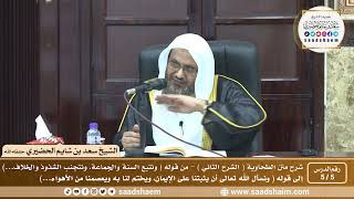 صورة 5 - 5 شرح العقيدة الطحاوية فيديو ( الشرح الثاني ) الدرس الخامس - الشيخ سعد بن شايم الحضيري