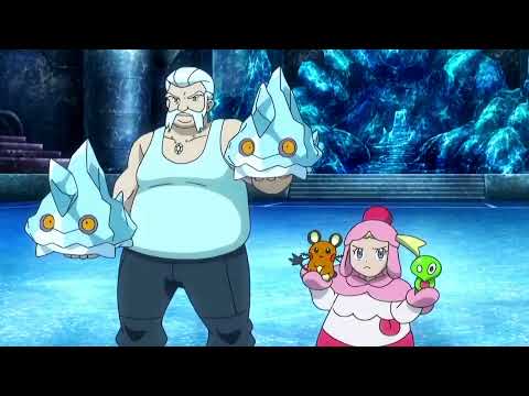 Bonnie and Wulfric Training With Their Pokémon | Kalos Gym Leader Wulfric Pokémon xyz