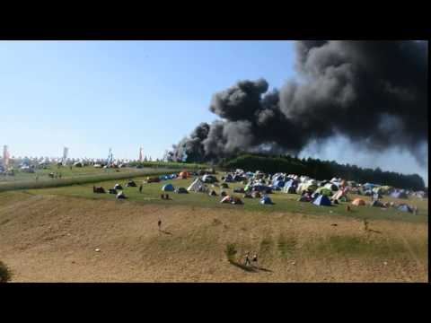 Boomtown 2016 Car Explosion and Fire Clip 2
