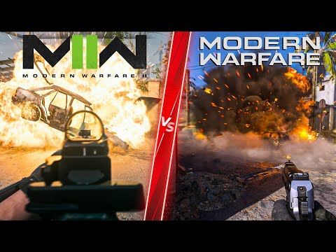 Call of Duty Modern Warfare 2 vs Call of Duty Modern Warfare - Direct Comparison! Details & Graphics