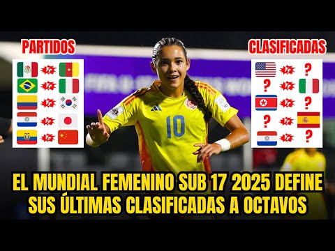 ASÍ SE JUGARÁ LA TERCERA FECHA DEL MUNDIAL FEMENINO SUB 17