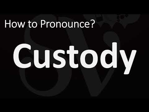 How to Pronounce Custody? (CORRECTLY)