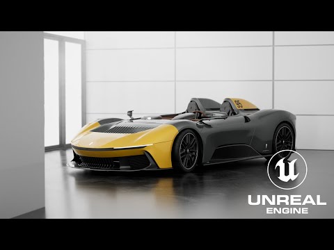 Pininfarina B95 barchetta | made with Unreal Engine 5