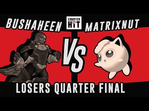 Bushaheen vs MatrixNut | Losers Quarter Final | CH Melee (Online) #1 | Ganondorf vs Jigglypuff