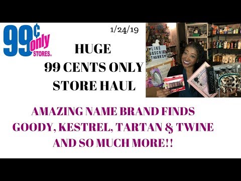 HUGE 99 Cents Only Store Haul 1/24/19~Amazing Name Brand Finds for Only 99 Cents!~Tons of NEW ITEMS! Video