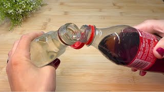 Mix Coca Cola with white vinegar  and you won't believe the incredible results !