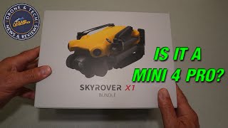 SKYROVER X1 Unboxing and Side by Side Comparison with the DJI Mini 4 Pro
