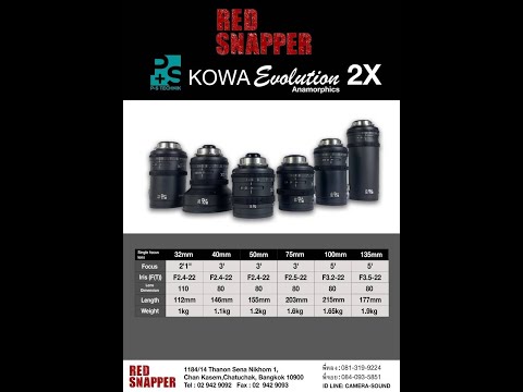Kowa Evolution Anamorphic [Alexa 35 4.6K 3:2 Open Gate] By REDSNAPPER