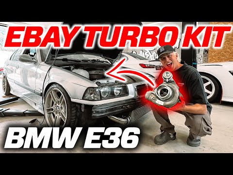 PUTTING AN 800$ EBAY TURBO KIT ON MY LOW BUDGET E36 DRIFT BUILD