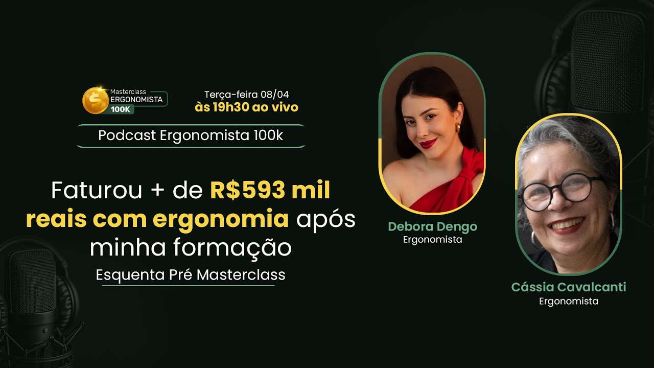 Faturamento de quase R$600 MIL reais com Ergonomia
