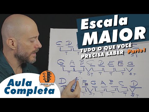 ESCALA MAIOR Parte 1 | Aula completa extraída do Curso de Violão Intermediário do Prof Marcos Lima.
